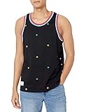 LRG Herren INFANTREE Tank T-Shirt, Schwarz/Mehrfarbig, X-Groß