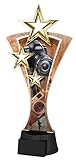 Trophy Monster Dreifach-Star-Preis für Fotografie, inklusive Gravur, erhältlich in 7 Größen, für Vereine und Schulen, aus bedrucktem Acryl (200 mm)