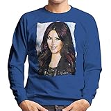 VINTRO Herren Sweatshirt Kim Kardashian Smiling Original Portrait von Sidney Maurer, professionell bedruckt Gr. Small, königsb