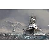 Bria Puzzle 0201 Puzzle mit Smai und Schlachtschiff Tirpitz – 500–6000 Teile für Erwachsene und Kinder, Lernspielzeug, Geschenk, Wanddekoration, Farbe: A, Größe: 1500 Stück