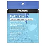 Neutrogena Hydro Boost Augenmaske, Tuchmaske mit Vitamin E & Hyaluron, parfümfrei, 5g