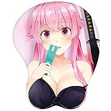 Anime Mauspad Mirai Nikki Gasai Yuno, Handgelenkauflage Mousepad Mit Glatter OberfläChe Und Rutschfester Gummibasis Ideal FüR Home Und BüRo Pc Laptop Optische Maus Tastatur FüR Spiel Und Arb