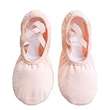 ZPL Ballett-Tanzschuhe, elastische Fitnessstudioschuhe Ballettschuhe Tänzerin Tanzschuhe für Erwachsene und Kinder (Bitte wählen Sie eine Größe größer),EU37,F