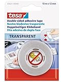 tesa Doppelseitiges Klebeband, Transparent, 1 x 10m:12