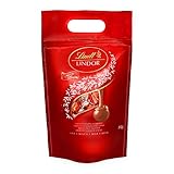 Lindt LINDOR Kugeln Vollmilch | 1 KG Beutel | ca. 80 Kugeln Milch-Schokolade mit zartschmelzender Füllung | Ideales Pralinen-Geschenk, Schokoladengeschenk oder Großpackung für Adventskalender 2021