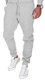 MERISH Jogginghose Herren Jogginganzug Jogger Männer Trainingshose Baumwolle Slim Fit 211 (M, 211 Grau)