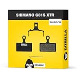 Shimano Bremsbeläge G01S XTR BR-M9000 M987 M985 XT M8000 M785 SLX M675 M666 Deore M615 für Fahrrad Scheibenbremse I Organisch I Hohe Bremsleistung I Langlebiger & Passgenauer Bremsbelag