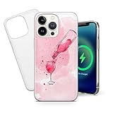 Wine Art iPhone Hülle - Weinliebhaber Geschenk - Rotwein Handyhülle - Weinklare TPU Hülle für iPhone 6/6s - Design 3