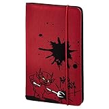 Hama CD Tasche Up to Fashion (für 48 Discs, CD / DVD / Blu-ray / Hörbücher, Mappe zur Aufbewahrung, platzsparend für Auto und Zuhause, Mit Teufel Motiv) R
