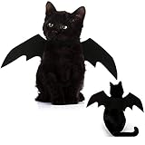 Glodenbridge Halloween Pet Dog Costume Vampire Wings Fancy Dress Costume Outfit Bat Wings Cats Dogs which Neck Circumference from 24-36cm Bust from 36-42