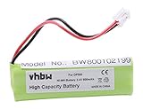 vhbw NI-MH Akku 500mAh (2.4V) kompatibel mit Festnetz Telefon Medion MD83242, MD83282 ersetzt VT50AAAALH2BMJZ, GP1010, GPHC05RN01