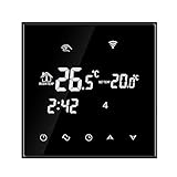 TGT70WIFI Digitaler Unterputz Raumthermostat elektrische Heizung Touchscreen Programmierbare Wandthermostat mit großen LCD-Display Temperaturregler Fußbodenheizung