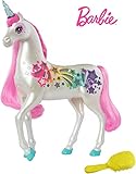 Barbie GFH60 - Dreamtopia Magisches Haarspiel-Einhorn, Pferde-Spielzeug ab 3 J