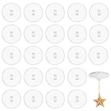 Deckenhaken Selbstklebend 30Pcs Klebehaken ohne Bohren Selbstklebend Transparent Wandhaken für Küche Bad Wand Tür Decke zum Aufhäng