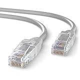 Mr. Tronic 15m Ethernet Netzwerk Netzwerkkabel | Patchkabel | CAT5E, CCA, UTP | RJ45 Stecker | LAN Kabel für Gigabit Internet Netzwerke | Ideal Für PC, Router, Modem, Switch, Smart TV (15 Meter, Grau)