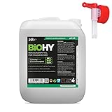 BiOHY Reinigungsmittel für Saugwischer (10l Kanister) + Auslaufhahn | 1:100 Konzentrat für alle Nass-Trockensauger | ideal für Fliesen, PVC, Parkett, Laminat & Teppich | nachhaltig & ökolog