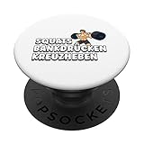 Fitness Bodybuilding Squats Bankdrücken Kreuzheben PopSockets mit austauschbarem PopGrip