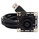 Svpro 4K USB Kameramodul Ultra HD Mini USB Kameraboard mit 110 Grad Objektiv Weitwinkel ohne Verzerrung, Industrie CMOS Kamera mit IMX415 Sensor USB2.0 Raspberry