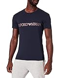 Emporio Armani Underwear Mens Megalogo T-Shirt, White, XXL