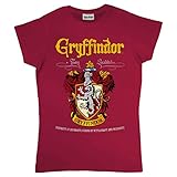 Popgear Jungen Harry Potter Crest Family Women's Modische T-Shirts, Damen Gryffindor, XXL