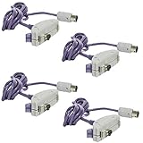 Gazechimp 4X Link Kabel Kompatibel mit Game Boy Advance Und für Lila 1,8 M E
