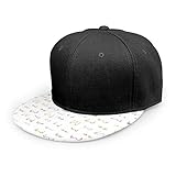 Baseballkappe, alle Brüste sind schön, 3D gedruckt, verstellbar, Baseballkappen, Unisex Hip Hop Snapback Flatbrim Hüte, schw