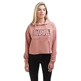 Marvel Damen Kapuze mit Comic-Logo Kapuzenpullover, rosa-Dusty pink, 38