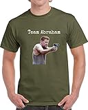 Team Abraham T-Shirt Walking Dead AMC TV Neuheit Zombie Show Tee Militärgrün Gr. XXL, grü