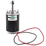 Agatige Gleichstrommotor, 30W Mikro-Permanentmagnetmotor Hochgeschwindigkeits- und geräuscharmer elektrischer Getriebemotor CW CCW Mini gebürstete Elektromotoren(24v7000 RPM)
