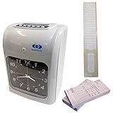 Quickclocks Stempeluhr Starter Paket Inklusive Karten und Kartenständer Deutsche Anleitung