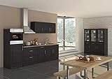 Kuchenzeile Küchenblock 290 cm Im Landhaus Stil Grau Matt Ohne Elektrog