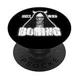 Emo Goth - Hell Was Boring - Engel Gothic Okkult PopSockets mit austauschbarem PopGrip