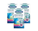 Dr. Beckmann Waschmaschinen Hygiene-Reiniger | Maschinenreiniger mit Aktivkohle (3x 250 g)
