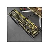 DZX Game-echte mechanische Tastatur, grüne Achse, schwarze Achse, rote Achse, Tee-Achse, Desktop-Computer, Notebook, Esports verkabelt, 104 Tasten, Lol Peripheriegerät, digitale Elektronik