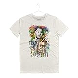 Insidetshirt T-Shirt für Herren, Zitat Sophia Loren Spaghetti Quote T-Shirt Man, Weiß S