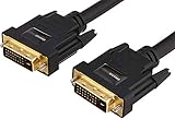 Amazon Basics DVI-auf-DVI-Kabel (0,9 m) HDTV Auflösung bis 2560x1080, vergoldete Kontak