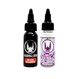 VIKING INK - Tätowierfarben - Kit Black Dynamite 1oz + Stencil 1