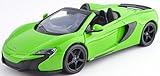 Motormax, gotzmm79326gr Maßstab 1: 24 grün McLaren neuen Spider spritzguß