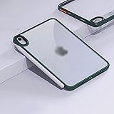 MKNEDS für iPad Mini 6 Clear Case 8,3 Zoll Ultra Slim Transparent Soft TPU Shockproof Case mit Stifthalter, für iPad Mini 6. Generation 2021 (Green)