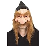 NET TOYS Zwergen Faschingsmaske Latex Maske Gummimaske Zwerg Zwergenmaske Gnommaske W