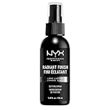 NYX Professional Makeup Setting Spray Radiant, Vegane, langanhaltende und leichte Formel, Fixier-Spray, Strahlendes Finish, 60