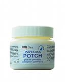 Kreul 49451 - Porzellan Potch, 150 ml Dose, transparenter Serviettenkleber und Lack für Gestaltungen auf Porzellan und Glas, auf Wasserb