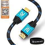 Ultra HDTV 4K HDMI-Kabel - 2 Meter High Speed HDMI 2.0b Kabel - Premium Zertifikat - 18 GBit/s - 4K@60Hz - Auflösung bis 4096x2160 - Knick