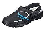 Abeba Clog 7331 - Dynamic Mikrofaser, schwarz/blau zertifiziert, 42