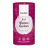 Xucker Gelierxucker 2:1 zuckerarmer Gelierzucker-Ersatz - Gelierzucker Alternative für saure Früchte mit Xylit Birkenzucker I Veganer Gelierxucker von Xucker zum Kochen von Marmelade & G