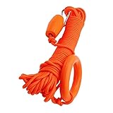 Lebensrettende Rettungsseil Profi-Wasser Werfen Seilklettergurt Abseilen Abseilen Seil Outdoor Zubehör für Angeln Wandern Caving Camping Nothilfe 30m / 8