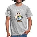 Spreadshirt Asterix und Obelix Obst Fleisch Spruch Männer T-Shirt, XXL, G