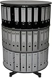 reef Re081B3 Ordnersäule 81 cm durchmesser, 3 Etagen einzeln drehbar, g