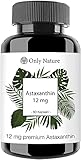 Einführungspreis (NEU): Only Nature® Astaxanthin 12 mg (+ Vitamin E) - 60 hochdosierte Kapseln - laborgeprüfte Gel Caps - natürlich - ohne Zusätze - in Deutschland p