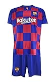 Satz T-Shirt und Hose 1ª Third Fc. Barcelona 2019-20 - Replica Offizielle mit Lizenz - Startnummer Messi - Kind Größe 4